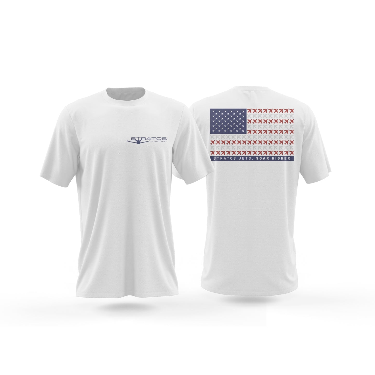 USA T-shirt - White - Short Sleeve